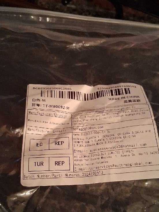 Source Unknown Light Blue Ruffle V-Neck Sweater - Picture 9 of 10